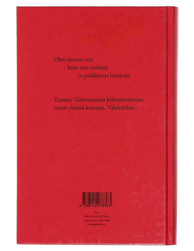Eroottiset runot - Tommy Tabermann - Runot ja näytelmät - 10105391900 - 1