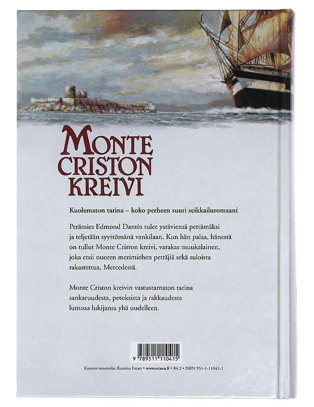 Monte Criston kreivi - Dumas, Alexandre - Romaanit ja novellit - 10105391940 - 1