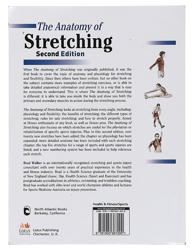 The anatomy of stretching - Brad Walker - Tietokirjat ja oppaat - 10105391960 - 1