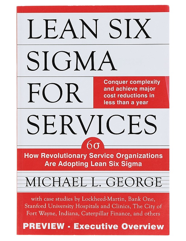 Lean six sigma for services - Michael L. George - Tietokirjat - 10105391963 - 0