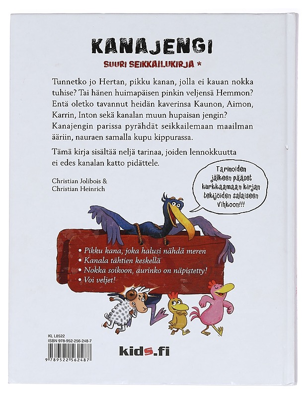 Kanajengi : suuri seikkailukirja - Jolibois, Christian - Lastenkirjat - 10105391971 - 1