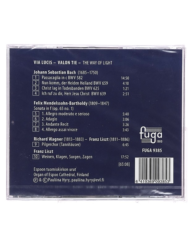 Via Lucis - Valon Tie - CD - CD-levyt - 10105391975 - 1