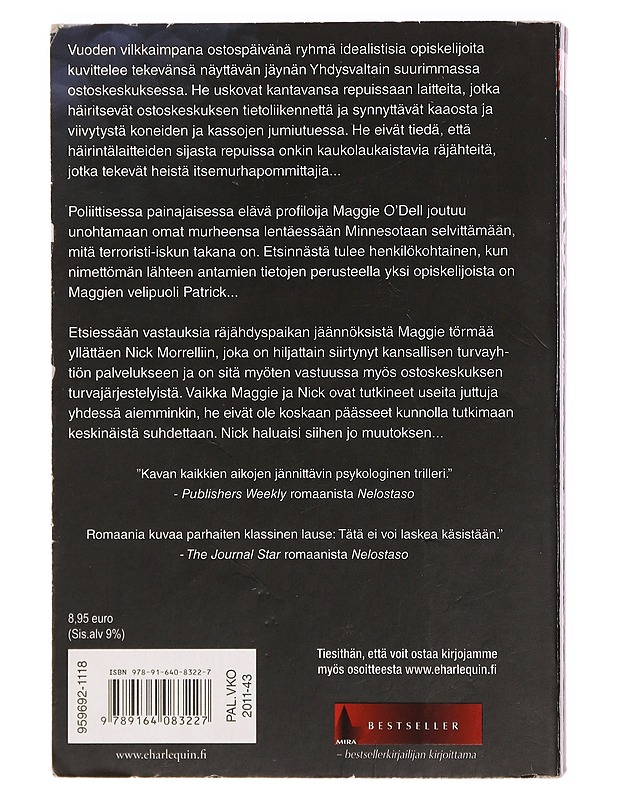 Painajaismainen perjantai - Kava, Alex - Romaanit ja novellit - 10105392113 - 1