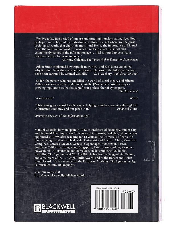 The Rise of the Network Society - Manuel Castells - Tietokirjat ja oppaat - 10105392174 - 1