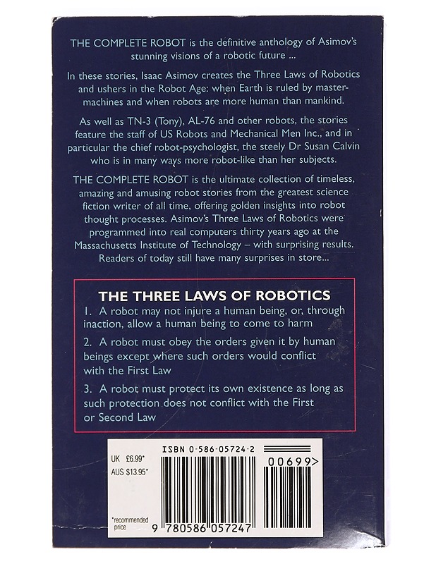 The Complete Robot - Isaac Asimov - Romaanit ja novellit - 10105392228 - 1
