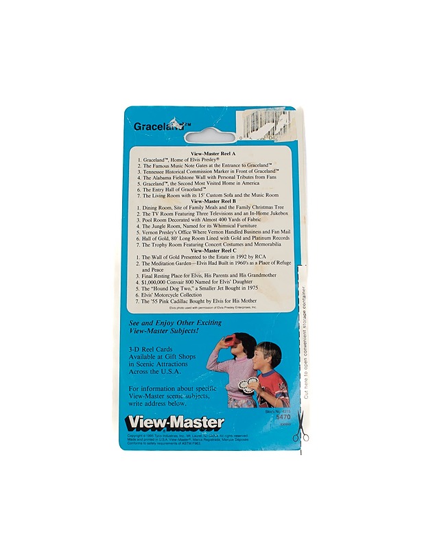 VIEW-MASTER 3D Tour, 3 kpl - Graceland - Muut sisustustavarat - 10105392248 - 1