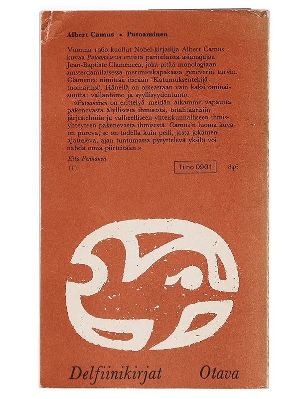 Putoaminen - Camus, Albert - Romaanit ja novellit - 10105392308 - 1