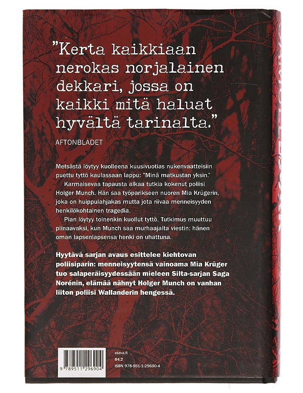 Minä matkustan yksin - Bjørk, Samuel - Jännitys ja dekkarit - 10105392322 - 1