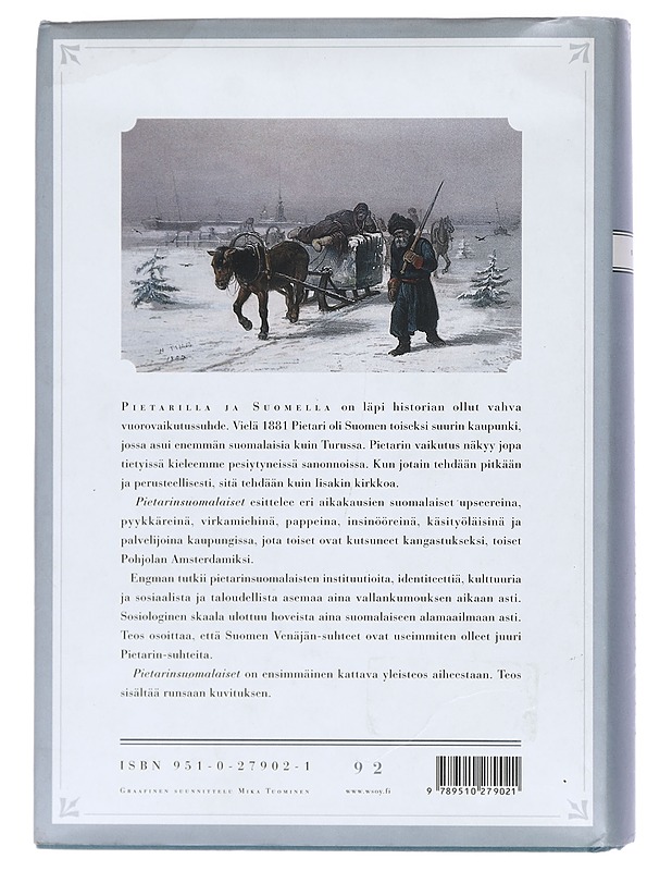 Pietarinsuomalaiset - Max Engman - Historiakirjat - 10105392330 - 1
