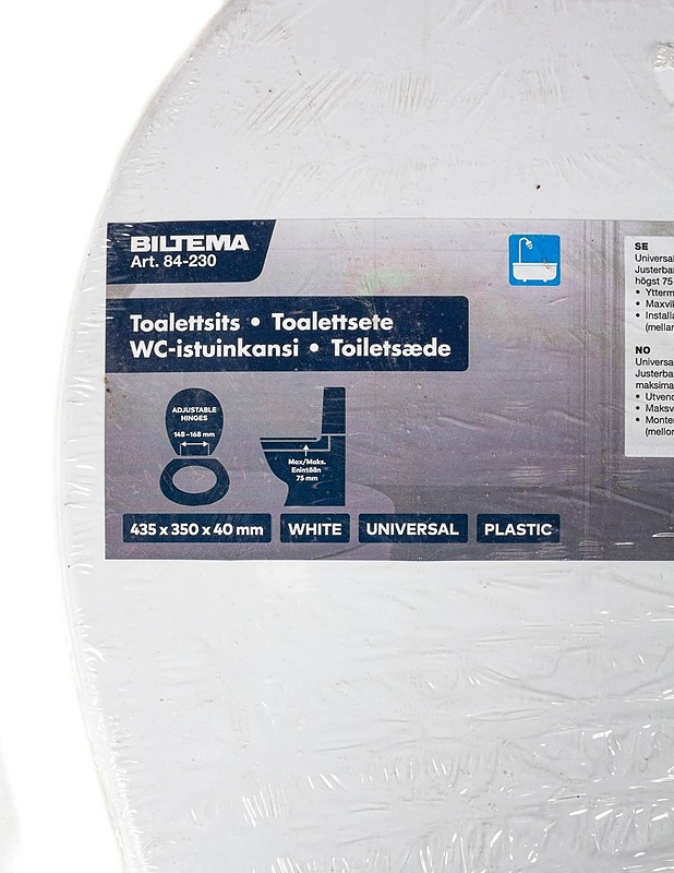 BILTEMA WC-istuinkansi - Rakennustarvikkeet - 10105392433 - 2