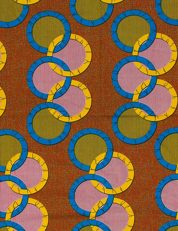 HITARGET Wax Print puuvillakangas, 110 x 250 cm - Kankaat - 10105392464 - 0