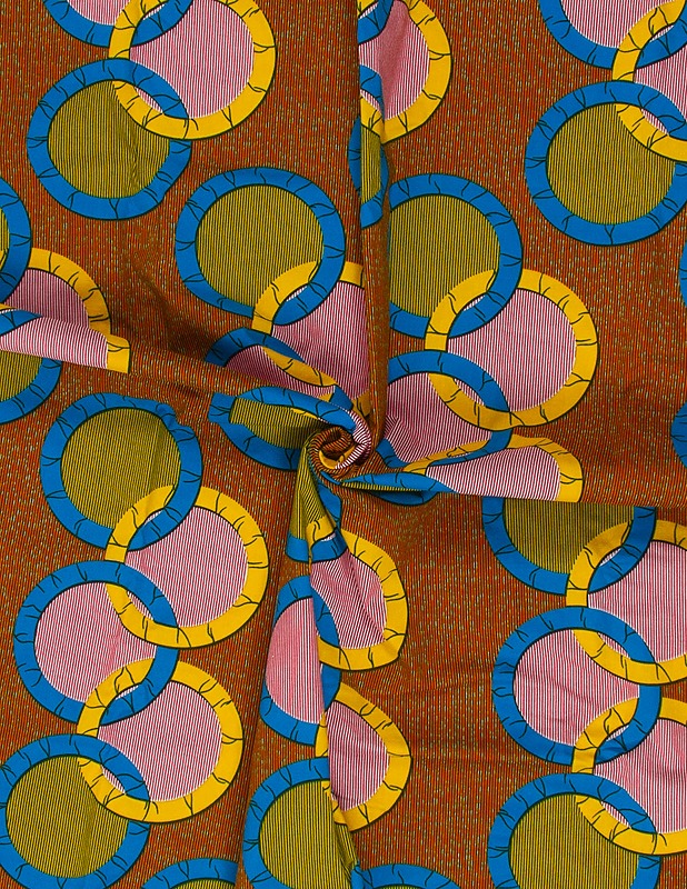 HITARGET Wax Print puuvillakangas, 110 x 250 cm - Kankaat - 10105392464 - 1