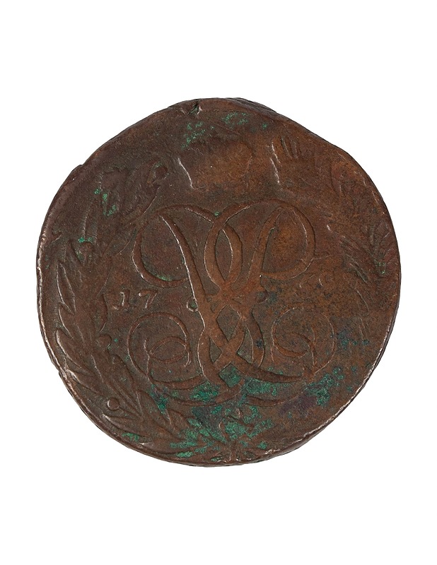Venäjän 1759 5 kopeekkaa kolikko - Korut - 10105392506 - 0