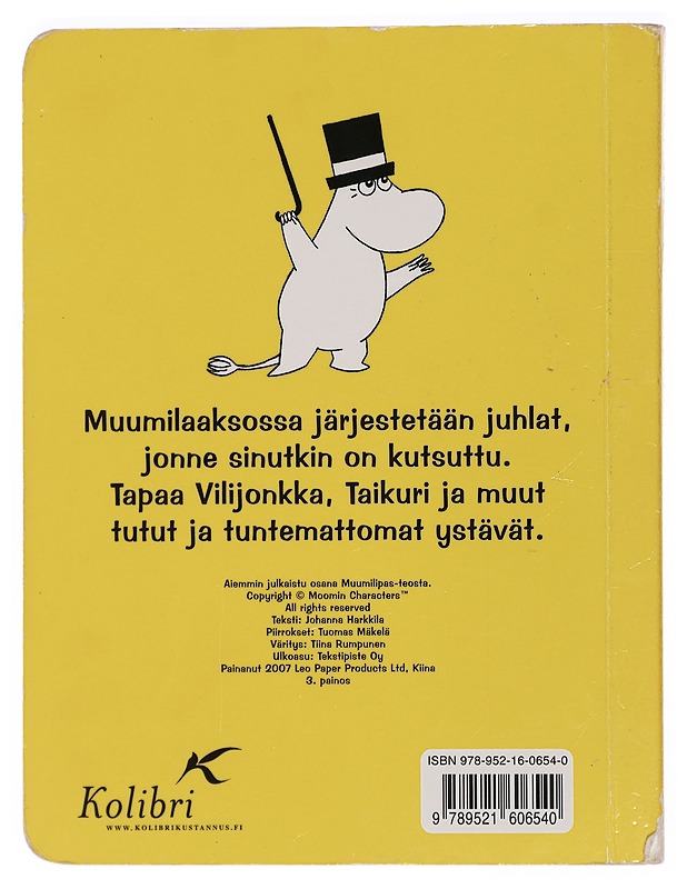 Muumipeikon ystävät - Harkkila, Johanna - Lastenkirjat - 10105392504 - 1