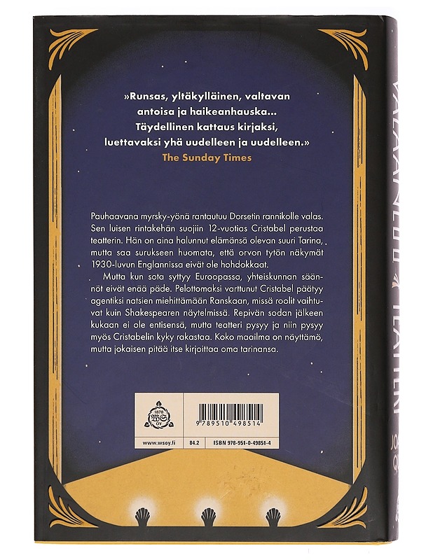 Valaanluuteatteri - Quinn, Joanna - Romaanit ja novellit - 10105392511 - 1