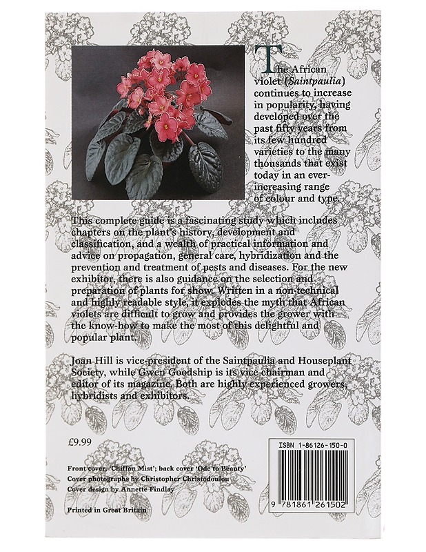 African Violets: The complete Guide - Joan Hill & Gwen Goodship - Tietokirjat ja oppaat - 10105392515 - 1