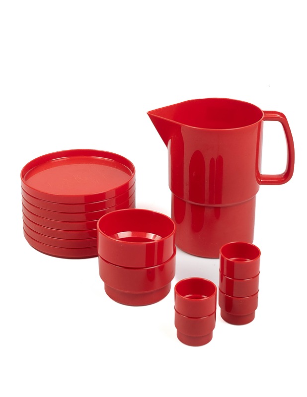 SARVIS retro muoviastiat, 15 osaa - Muut astiat - 10105392551 - 1
