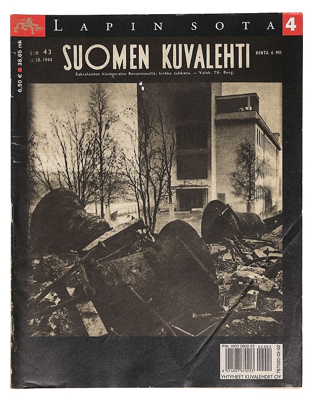 Suomen Kuvalehti, No 43 / 1944 - Lehdet - 10105392557 - 0