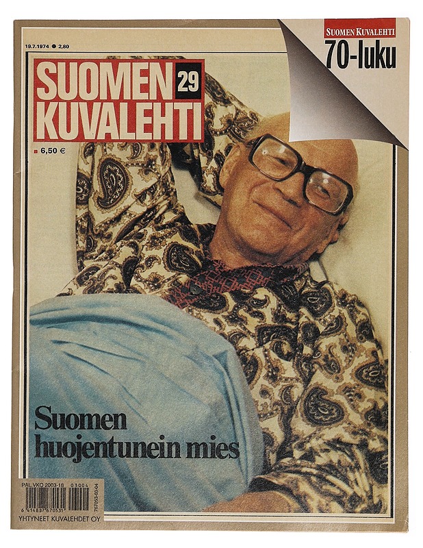 Suomen Kuvalehti, No 29 / 1974 - Lehdet - 10105392571 - 0