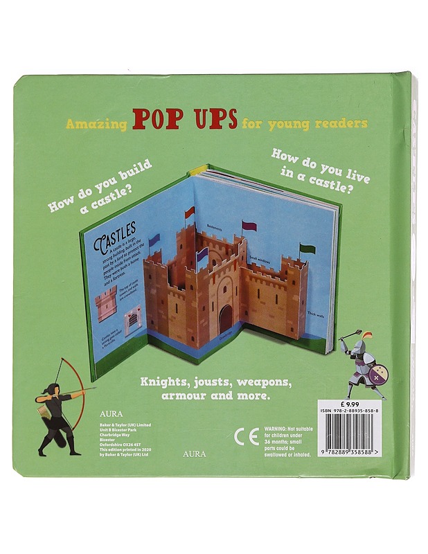 10 Pop Ups : Castles - Harrastekirjat - 10105392614 - 1