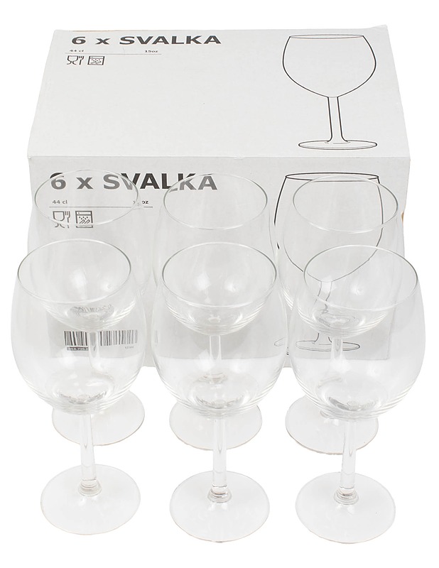 SVALKA viinilasi, 6 kpl - Lasit - 10105392632 - 0
