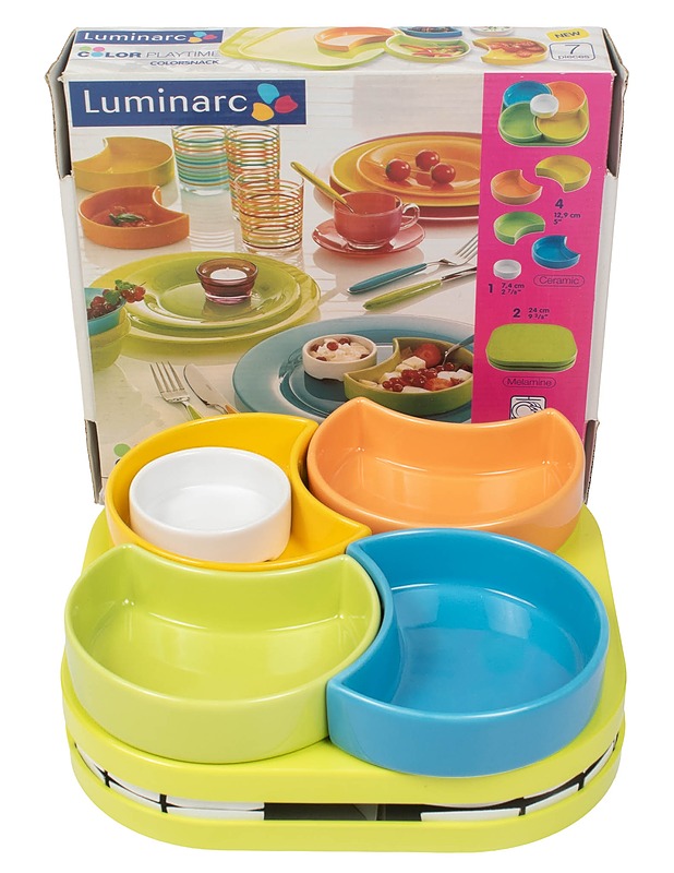LUMINARC Color Playtime Colorsnack -setti - Lautaset ja kulhot - 10105392668 - 0