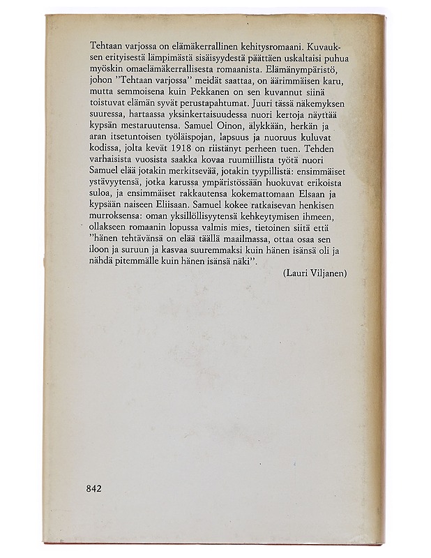 Tehtaan varjossa - Toivo Pekkanen - Romaanit ja novellit - 10105392684 - 1