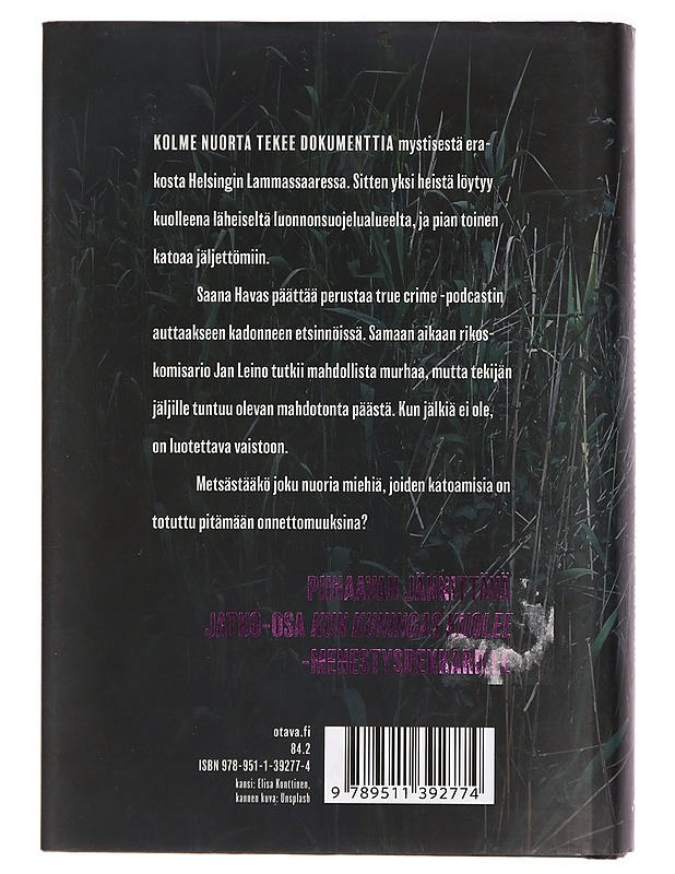 Kun jäljet katoavat - Elina Backman - Jännitys ja dekkarit - 10105392694 - 1