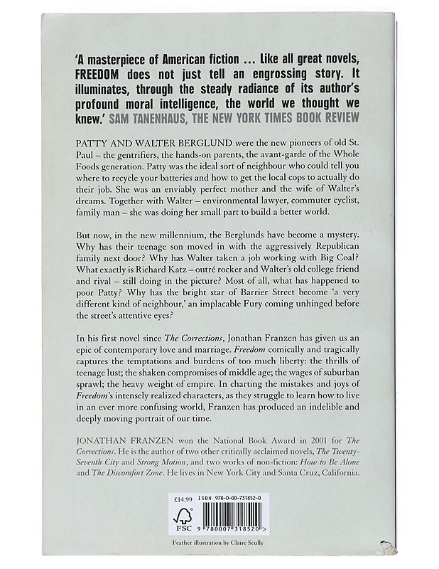 Freedom - Jonathan Franzen - Romaanit ja novellit - 10105392728 - 1
