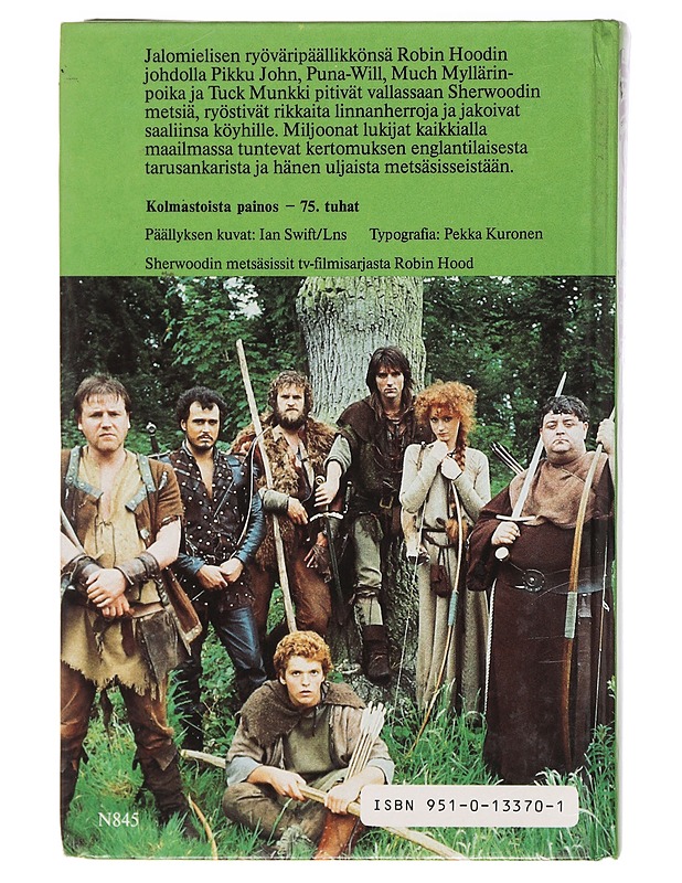 Robin Hood ja hänen iloiset toverinsa - Finnemore, John - Fantasia- ja scifi - 10105392743 - 1