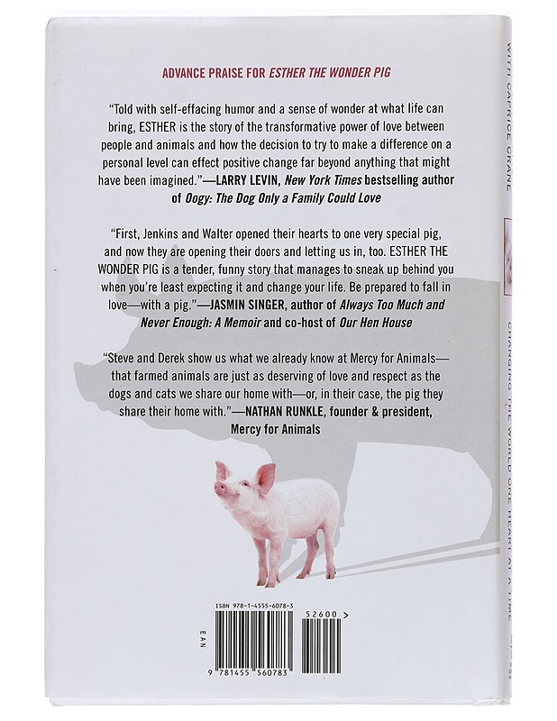 Esther the wonder pig : changing the world one heart at a time - Jenkins, Steve - Elämäkerrat ja muistelmat - 10105392749 - 1