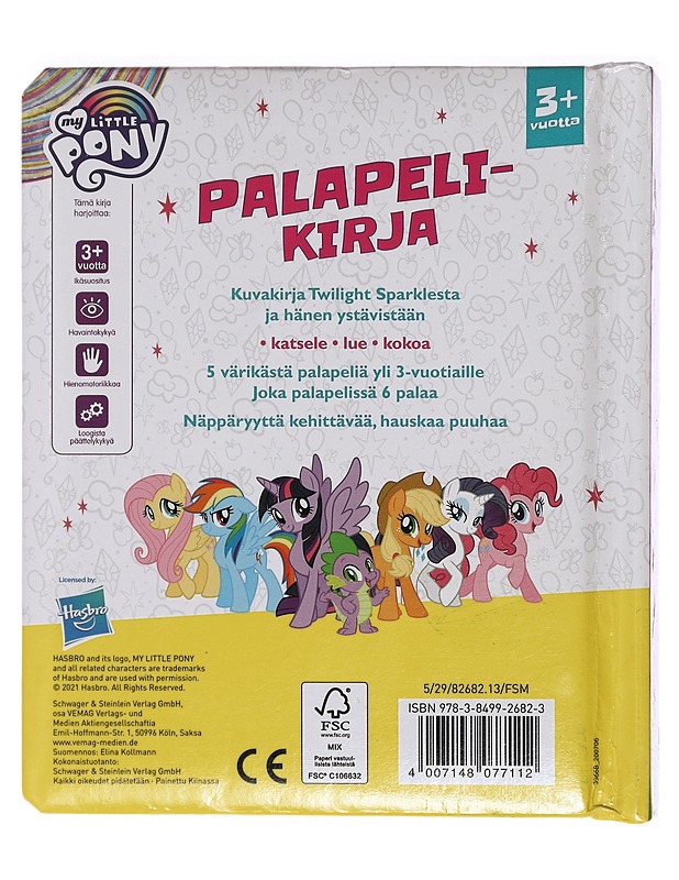 My Little Pony Palapelikirja - Hasbro - Lastenkirjat - 10105392750 - 1
