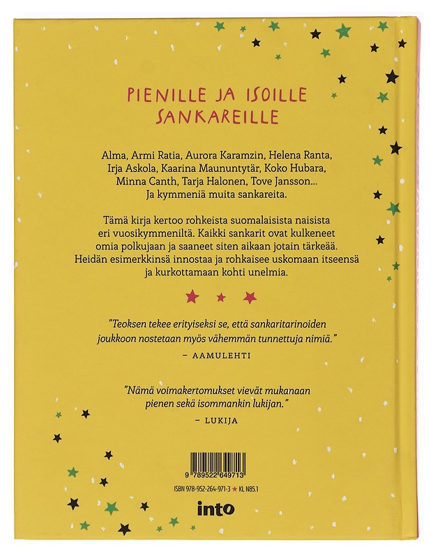 Sankaritarinoita tytöille (ja kaikille muille) - Anttonen, Taru - Lastenkirjat - 10105392772 - 1
