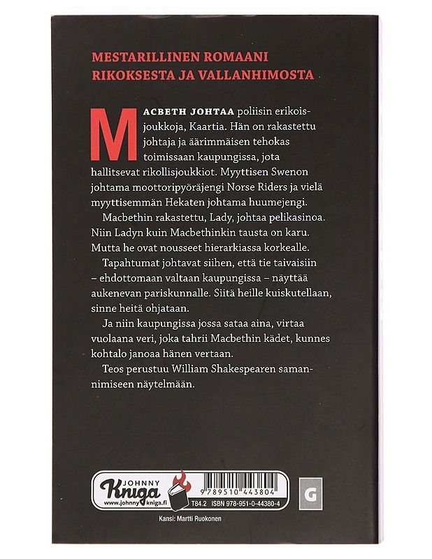 Macbeth - Nesbø, Jo - Jännitys ja dekkarit - 10105392787 - 1
