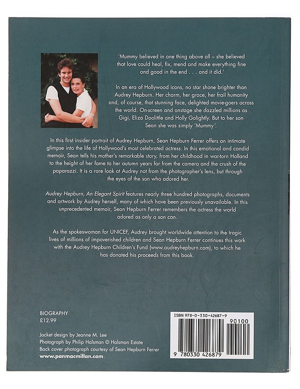 Audrey Hepburn : an elegant spirit - Sean Hepburn Ferrer - Elämäkerrat ja muistelmat - 10105392832 - 1