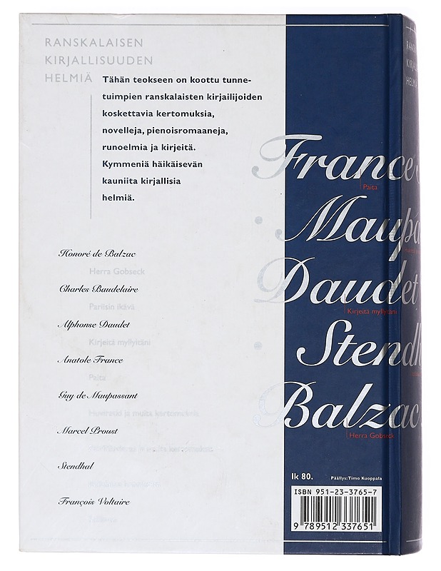 Ranskalaisen kirjallisuuden helmiä - Kallio, O. A. - Romaanit ja novellit - 10105392835 - 1