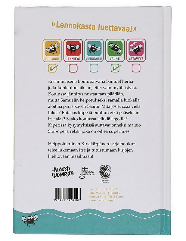 Rapiseva reppu - Kallioniemi, Tuula - Lastenkirjat - 10105392841 - 1