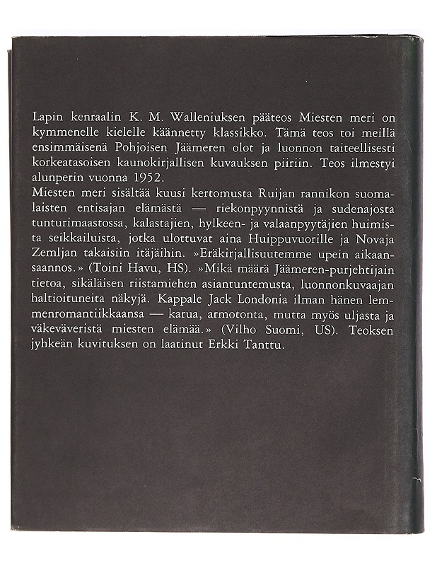 Miesten meri - Wallenius, Kurt Martti - Historiakirjat - 10105392853 - 1