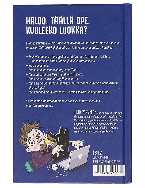 Ella ja kaverit etäkoulussa - Parvela, Timo - Lastenkirjat - 10105392890 - 1