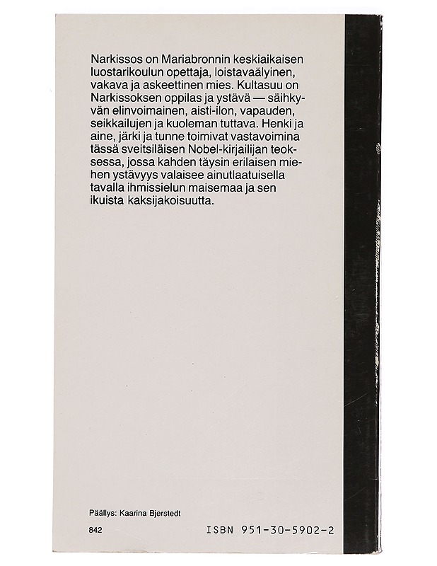 Narkissos ja Kultasuu - Hesse, Hermann - Romaanit ja novellit - 10105392903 - 1