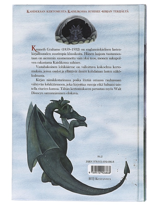 Vastahakoinen lohikäärme - Grahame, Kenneth - Lastenkirjat - 10105392912 - 1
