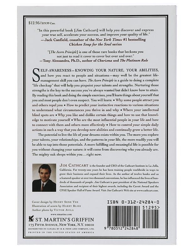 The acorn principle: know yourself, grow yourself - Jim Cathcart - Hyvinvointikirjat - 10105392917 - 1