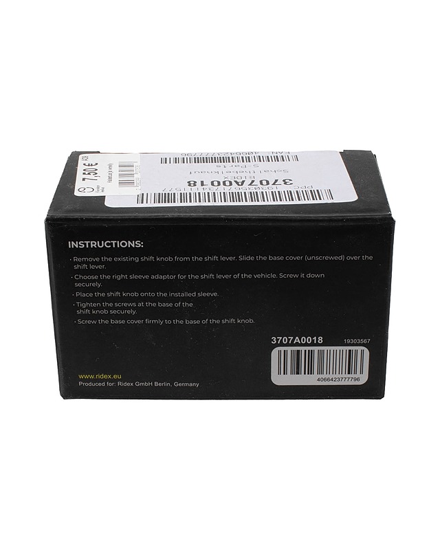 RIDEX 3707A0018 universal gear knob vaihdenuppi - Muut urheiluvälineet ja vapaa-aika - 10105392938 - 1