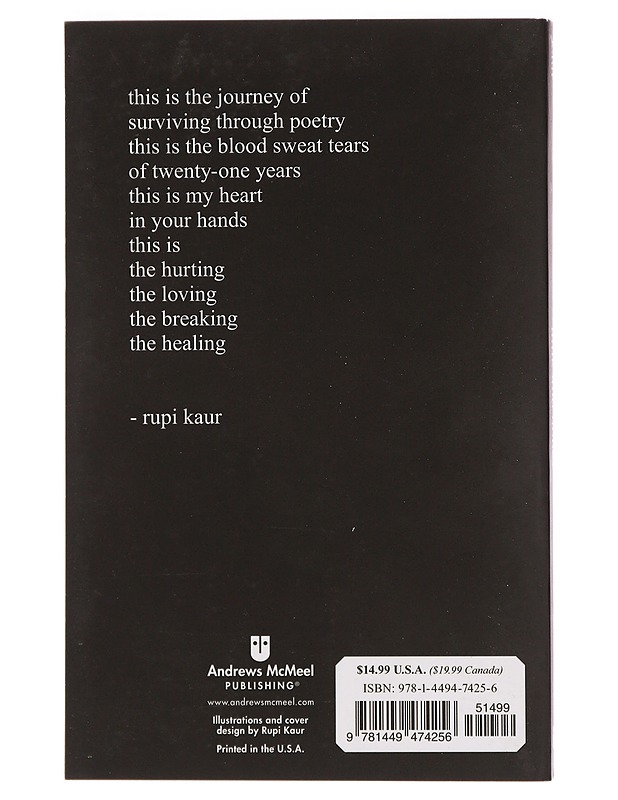 Milk and honey - Rupi Kaur - Runot ja näytelmät - 10105392971 - 1