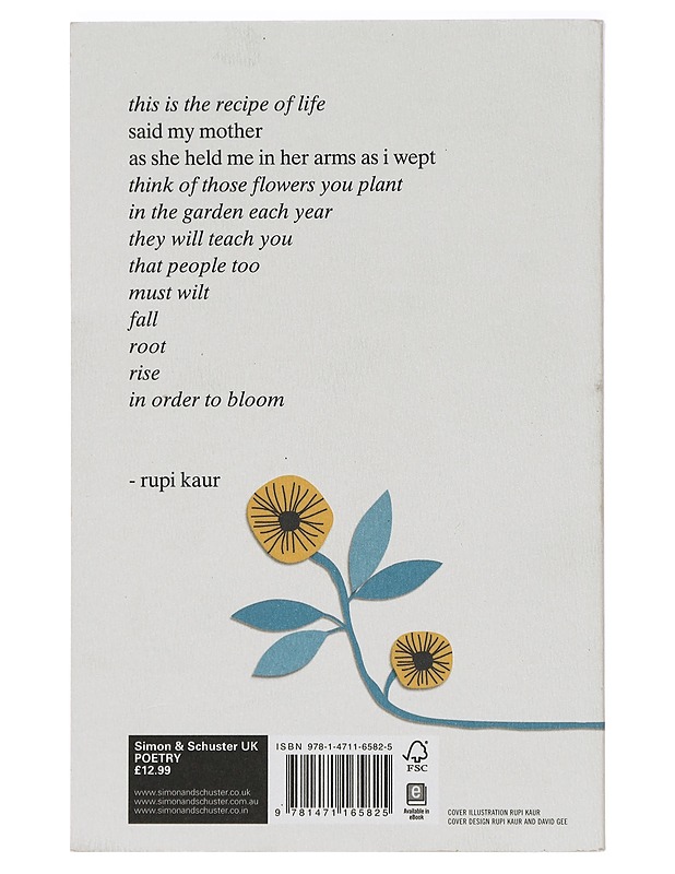 The sun and her flowers - Rupi Kaur - Runot ja näytelmät - 10105392976 - 1