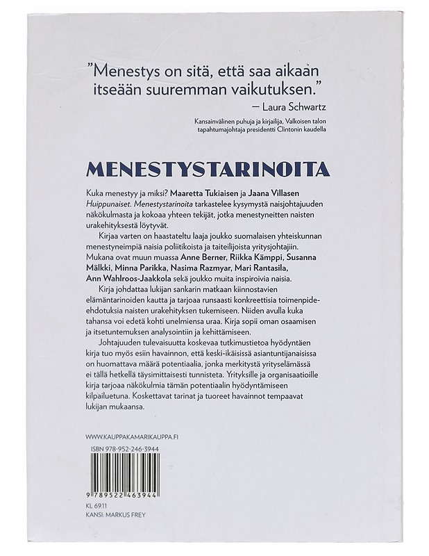Huippunaiset : menestystarinoita - Tukiainen, Maaretta - Elämäkerrat ja muistelmat - 10105392983 - 1