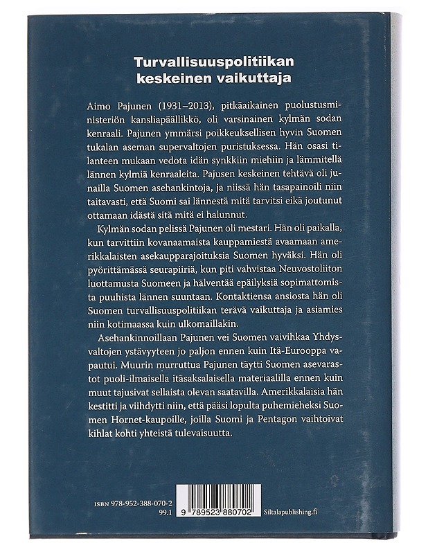 Aimo Pajunen : kylmän sodan kenraali - Henrik Tala - Elämäkerrat ja muistelmat - 10105393007 - 1