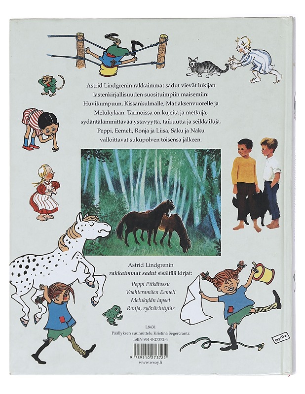 Astrid Lindgrenin rakkaimmat sadut - Lindgren, Astrid - Lastenkirjat - 10105393016 - 1