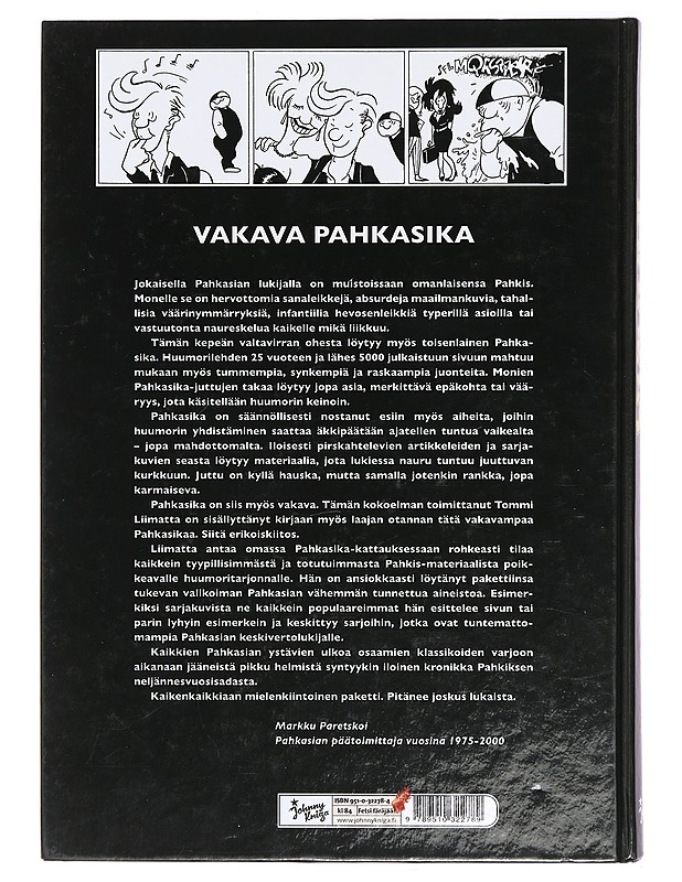 Pahkasika : julmettu latriinilukemisto - Liimatta, Tommi - Sarjakuvat - 10105393020 - 1