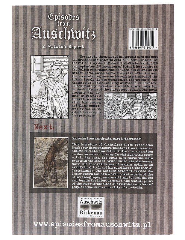 Episodes from Auschwit's: Witold's Report 2 - Michael Galek, Arkadiusz Klimek - Sarjakuvat - 10105393023 - 1